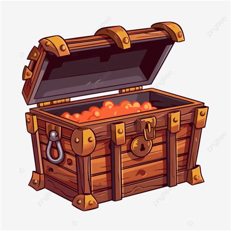 Chest Clipart Cartoon Wooden Chest Vector Chest Clipart Cartoon Png