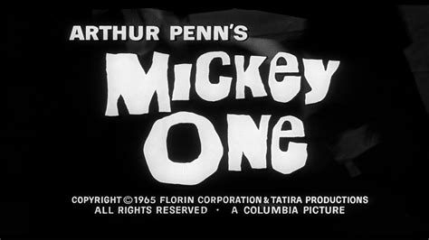 Mickey One 1965 Bande annonce d époque HD VO YouTube