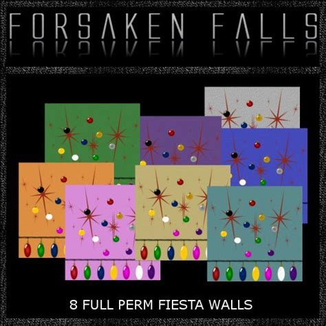 Second Life Marketplace Full Perm Fiesta Walls