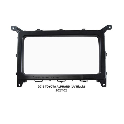 202*102mm Double Din 2015 Toyota Alphard Car Radio Fascia Dash Mount ...