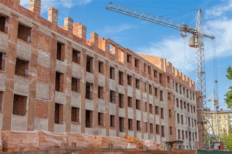 Site De Construction D Un Nouvel Immeuble De Grande Hauteur Avec Grues