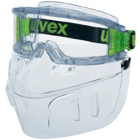 UVEX 9301 317 Clear PC Visor Resistant To Flying Particles And Liquids