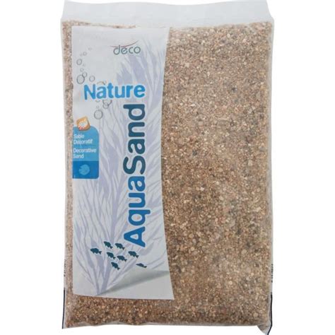 Sol D Coratif Mm Naturel Rivi Re Aquasand Kg Pour Aquarium