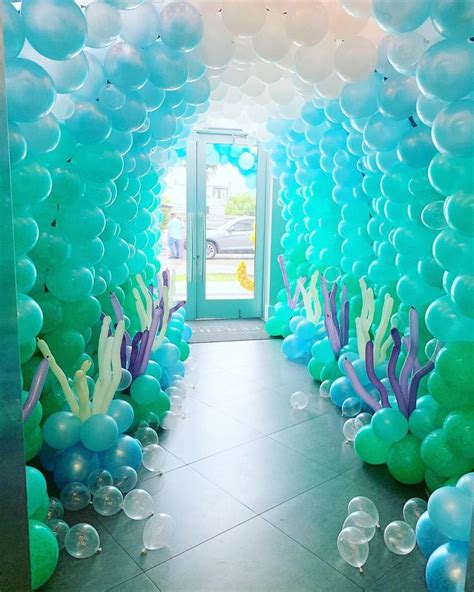 Under The Sea Balloon Arch Inspiration And Adeas To Create Your Own