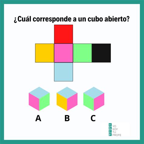 Ponte a prueba con estos psicotécnicos de cubos Cuál corresponde al