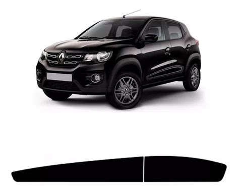 Kit Faixa Lateral Kwid Adesivo Preto Fosco Frete Gr Tis