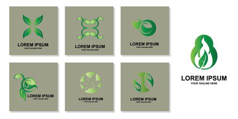 Premium Quality Green Leaf Plant Logo Vector Symbol 19848073 Vector Art At Vecteezy