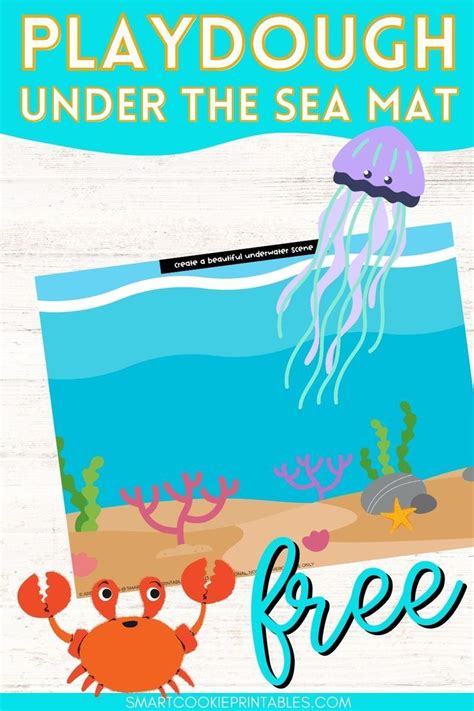 Free Under The Sea Playdough Mat Printable Artofit