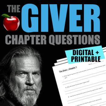 The Giver Chapter Comprehension Questions Answers By Creative Lab