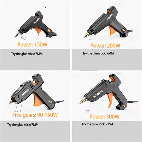 Hot Olvadék Ragasztó Pisztoly Mm Ragasztó Diy Javító Eszköz W Ipari Mini
