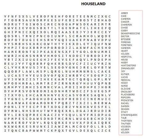 Printable Word Searches Difficult Printable Word Search
