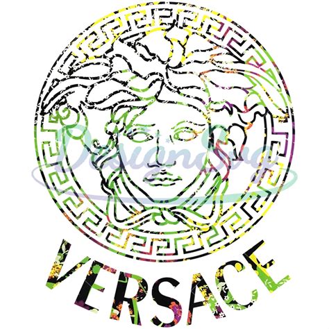 Versace Floral Logo Svg Italy Versace Logo Svg Versace Svg Logo Svg