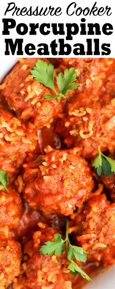 Instant Pot Porcupine Meatballs Recipe Porcupine Meatballs Recipe