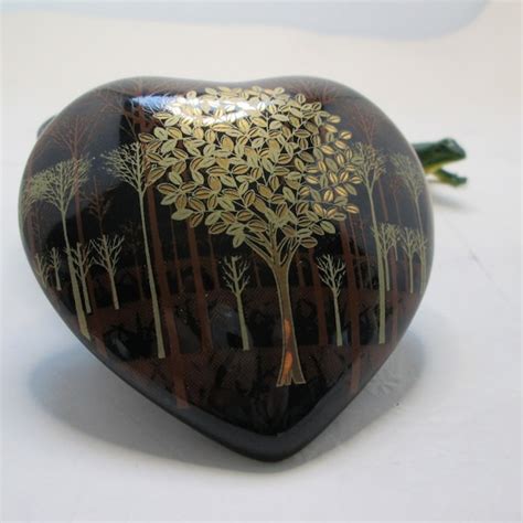 Japanese Heart Shaped Box Etsy