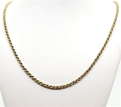 14k Yellow Gold Chain 20 Inch Gem