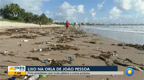 Grande Quantidade De Lixo Invade Praia Do Bessa Em João Pessoa E