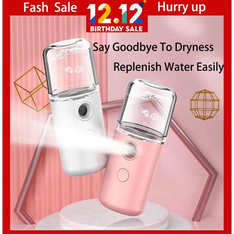 Mini USB Rechargeable Portable Hydrating Nano Water Mist Sprayer Facial