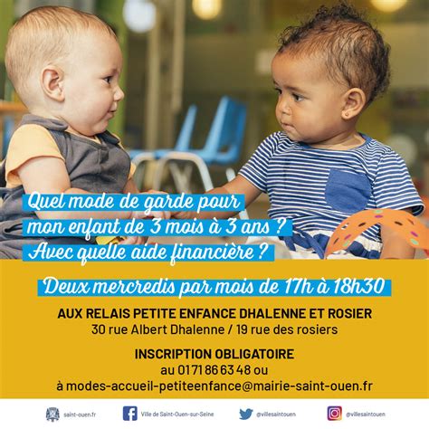 R Unions D Information Sur Les Diff Rents Modes De Garde Pour Enfants