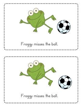 Froggy Plays Soccer Emergent Reader by Keri Tisher | TpT