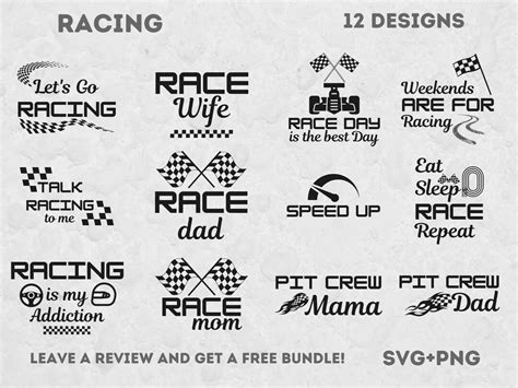 Racing Svg Bundle Race Svg Svg Files For Cricut Race Flag Svg