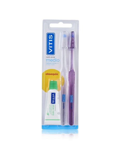 Vitis Medio Cepillo Dental Duplo