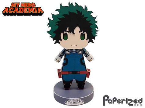 My Hero Academia Izuku Midoriya Papercraft Paperized Crafts