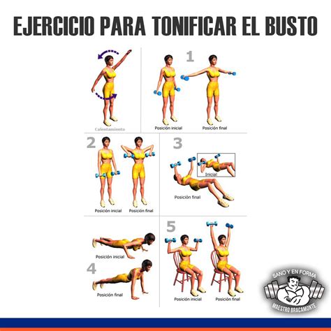 Ejercicio Para Tonificar El Busto Sano Y En Forma