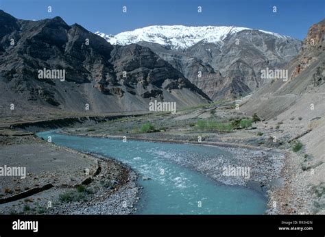 Valley And River Lahul Spiti Himachal Pradesh India Stock Photo Alamy