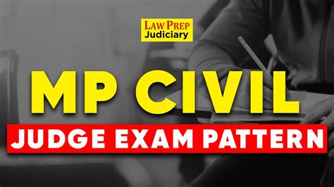 MP Civil Judge Exam Pattern 2024 Judiciary Exam Format