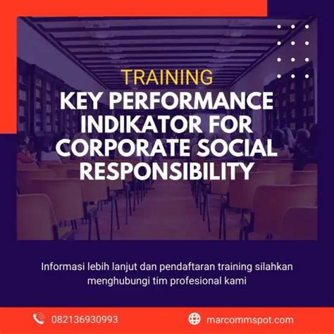 Pelatihan Key Performance Indicators For Corporate Social