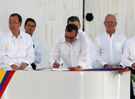 En imágenes Así se vivió la firma del acuerdo de paz en Colombia