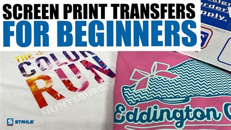 Beginners Guide To Screen Print Transfers From Transfer Express YouTube