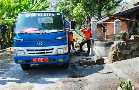 6 Desa Di Klaten Alami Krisis Air Bersih Akibat Terdampak Fenomena El Nino