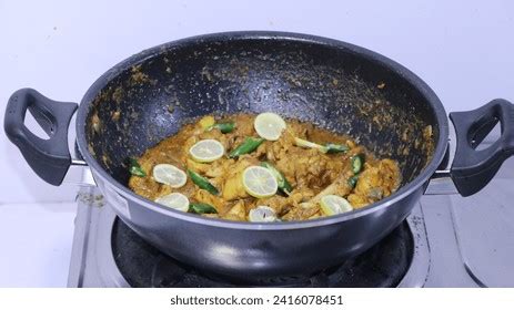 Chicken Kadahi Over Royalty Free Licensable Stock Photos