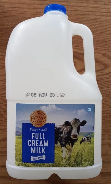 Australian Full Cream Milk Gold Country Dairy 3l