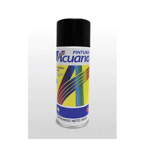 Pintura Aerosol 400Ml Negro Mate Acuario Aa79705 ACUARIO Tauber