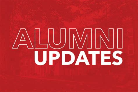 Alumni Updates December 2019