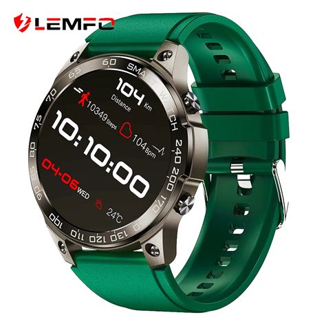 Lemfo Amoled Smart Watches For Men Women Ip Waterproof Bluetooth Call