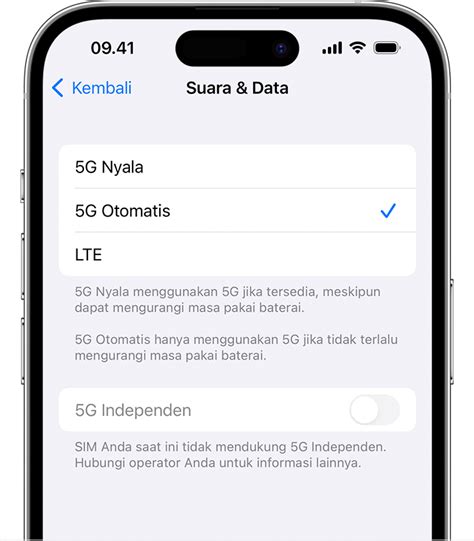 Menggunakan 5G dengan iPhone - Apple Support (ID)