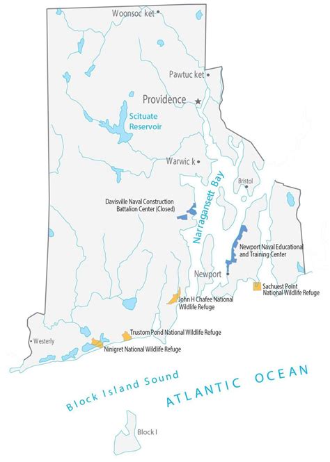 Newport Rhode Island Map - GIS Geography