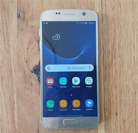 Samsung Galaxy S7 SM G930F 32GB Gold Platinum Smartphone For Sale