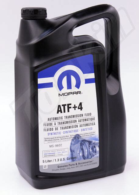 Genuine Mopar Automatic Transmission Atf 4 Fluid 68218058ac For Sale Online Ebay