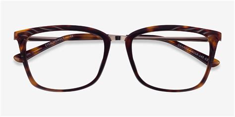 Grande Rectangle Tortoise Gold Full Rim Eyeglasses Eyebuydirect