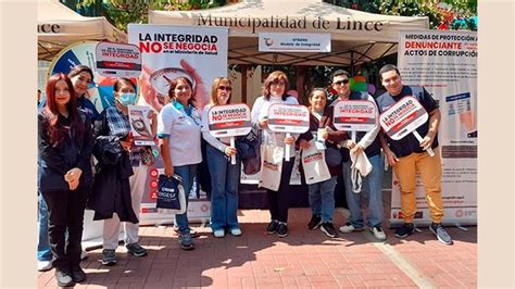 Minsa Realiza Feria Informativa Sobre ética E Integridad Pública En El Distrito De Lince