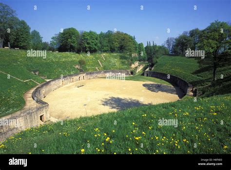 Germany Trier The Roman Amphitheatre Stock Photo Alamy