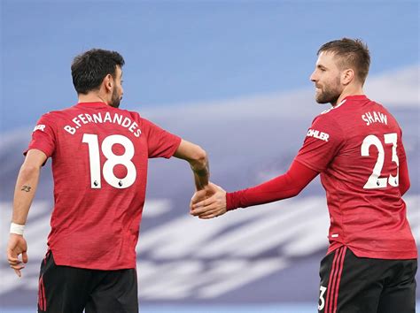 Man City Vs Manchester United Player Ratings As Bruno Fernandes And