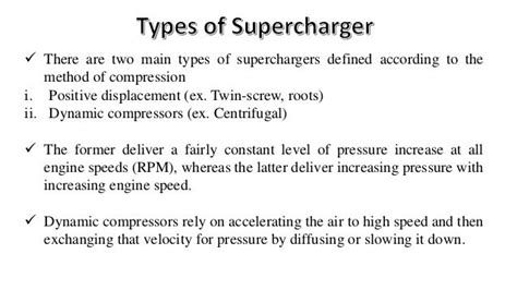 Supercharging and Turbocharging