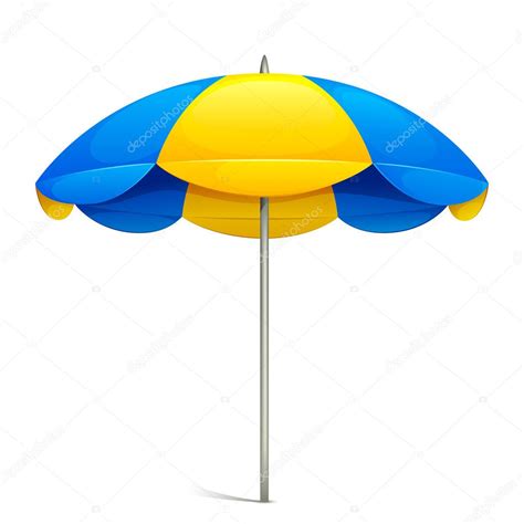 Beach Umbrella Stock Vector Vectomart