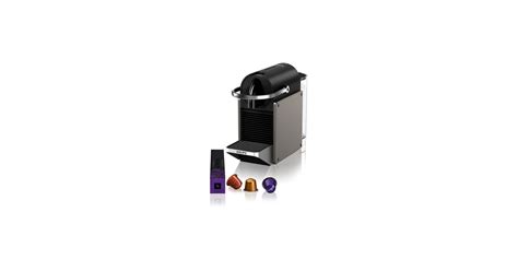 Comparer les prix Nespresso Machine á café Krups Pixie Titane