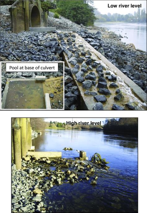 Example Of A Concrete Rock Ramp Below A Culvert That Is Oriented